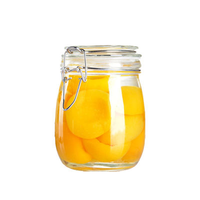 食品等級のガラス込み合いの瓶の貯蔵/維持の蜂蜜のための気密の金属クリップ上 サプライヤー