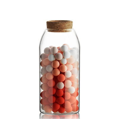 透明なホウケイ酸塩の食糧貯蔵の気密のガラス瓶 サプライヤー