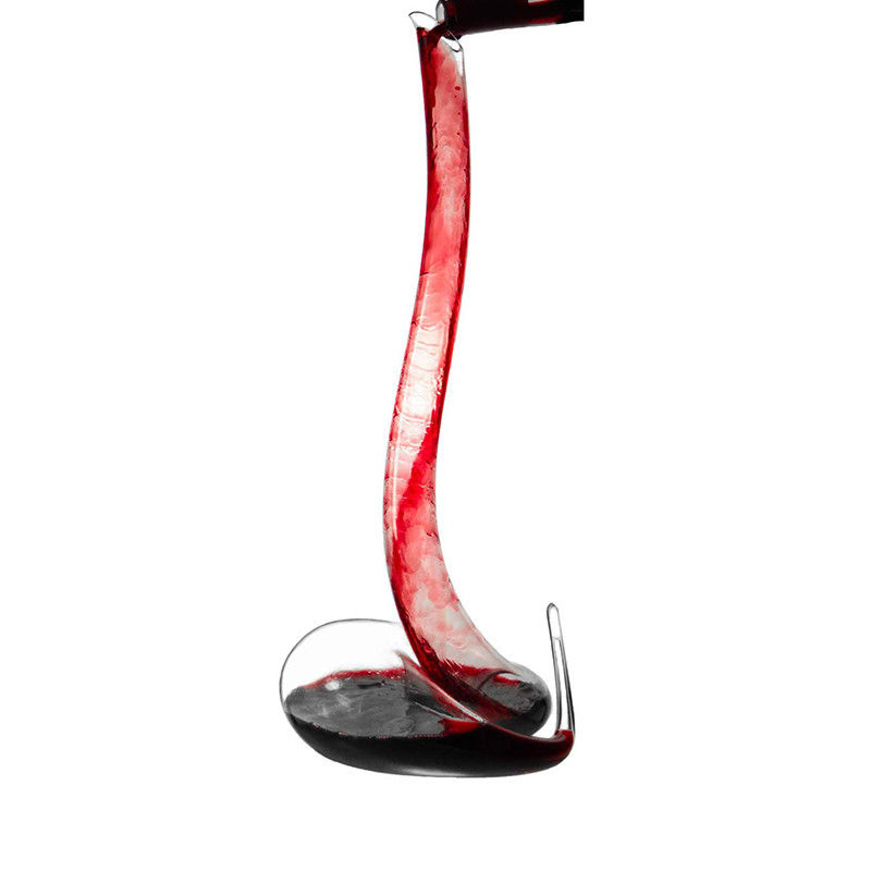 創造的なヘビの形のガラス ワインのデカンターの大容量の耐久の使いやすい サプライヤー