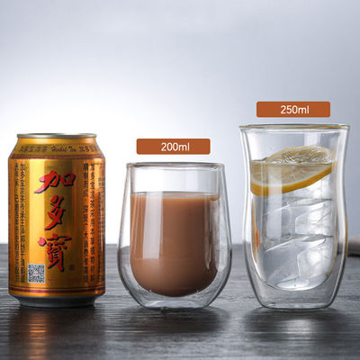 高いホウケイ酸塩のPyrexガラスのコーヒー カップのカスタマイズされた設計透明な色 サプライヤー