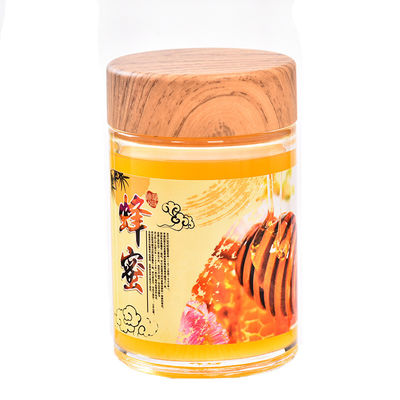 承認されるプラスチックふたのEco友好的なSGSが付いている小さいクリスタル グラスの蜂蜜の瓶 サプライヤー