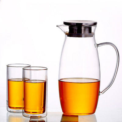 BPAはジュース/飲料/冷水の手によって吹かれる技術のためのガラス水水差しを放します サプライヤー