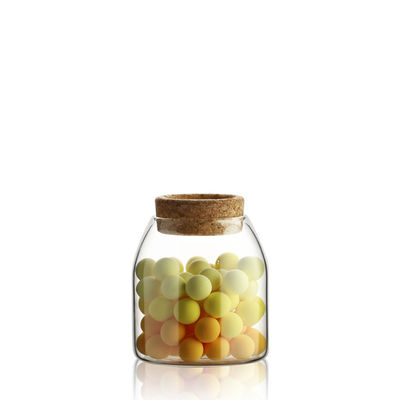 透明なホウケイ酸塩の食糧貯蔵の気密のガラス瓶 サプライヤー