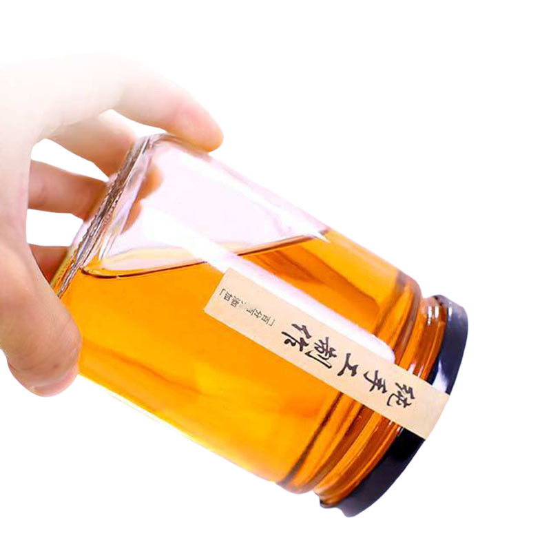 結婚の好意のために防蝕安全で透明なガラス蜂蜜の瓶 サプライヤー